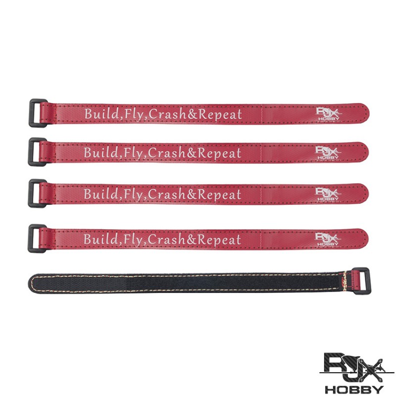RJX Non-Slip Silicone Battery Straps – 5 Pack (Width: 16mm Length:150 /180 /200 /210 /220 /225 /230 /250 /300mm)