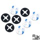 RJX custom anti slip adhesive pads