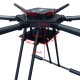 RJX1600 6-Axis Carbon Fiber Umbrella Folding Hexacopter Frame without motor mounts