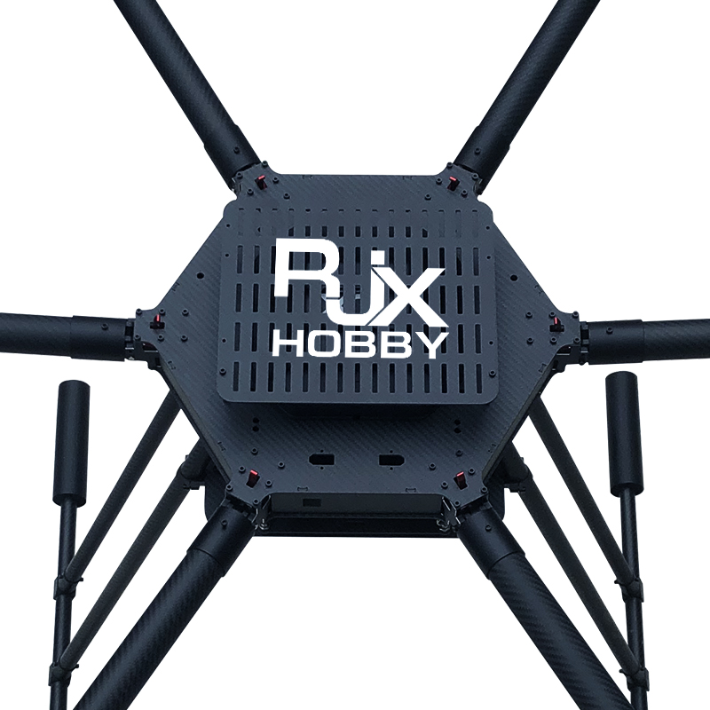 RJX1600 6-Axis Carbon Fiber Umbrella Folding Hexacopter Frame without motor mounts