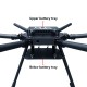 RJX1600 6-Axis Carbon Fiber Umbrella Folding Hexacopter Frame without motor mounts