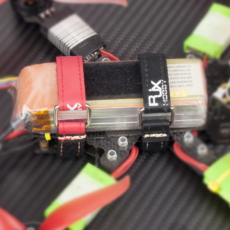 RJX Kevlar Stitched  Battery Strap w/ Metal Buckle– 4 Pack (Width: 16mm Length:150 /180 /200 /210 /220 /225 /230 /250 /300mm)