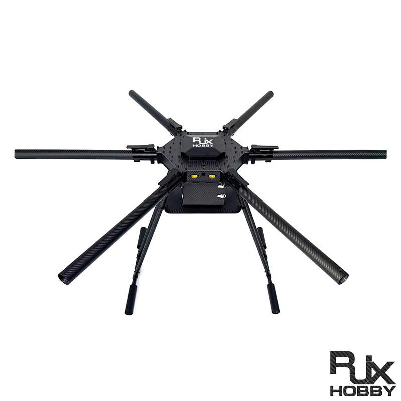 RJX1638A 6-Axis Carbon Fiber Umbrella Folding Hexacopter Frame without motor mounts