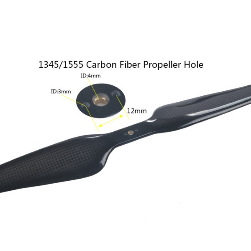 RJXHOBBY 1345 Carbon Fiber Propeller (CW/CCW PAIR) PROPS for Drone, Agricultural plant protection UAV