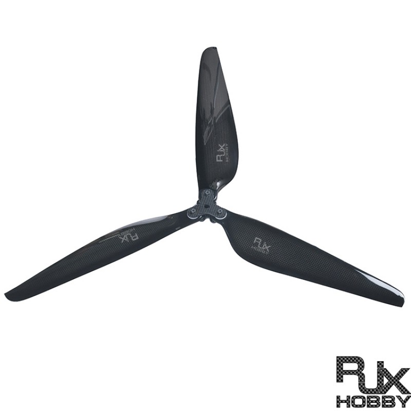 RJXHOBBY Carbon Fiber Folding Propeller – 3 BLADE – 26 x 8.5 (1 set)