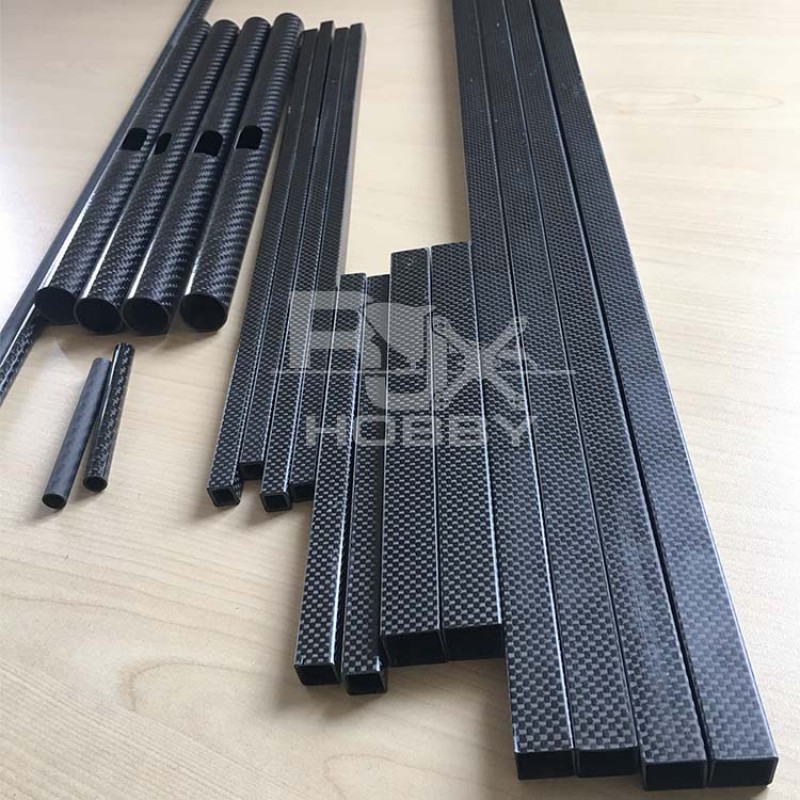 RJX Square carbon fiber tube customized outer diameter	