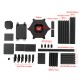RJX1850A  6-Axis Carbon Fiber Umbrella Folding Hexacopter Frame with upper and below battery tray without motor mounts