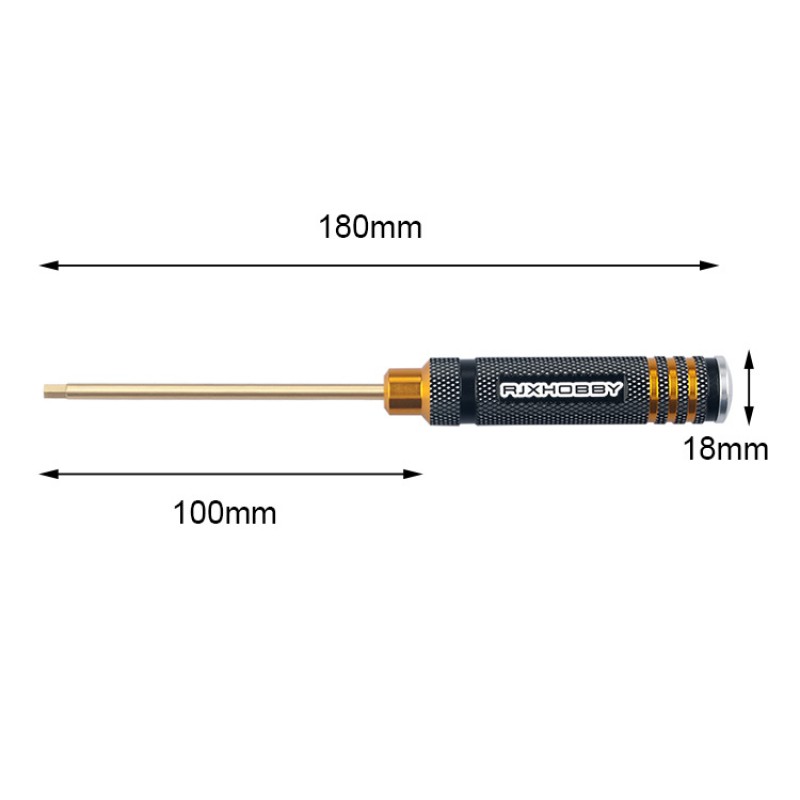 RJX Hex Screw driver Tools Kit 1.5mm / 2.0mm / 2.5mm / 3.0mm for RC Models Car Boat Airplane