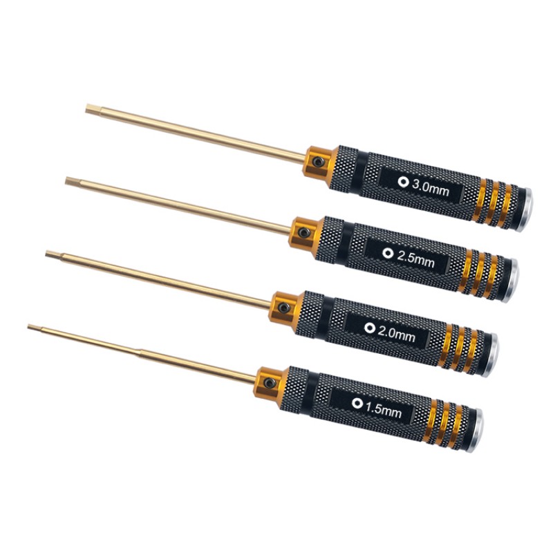RJX Hex Screw driver Tools Kit 1.5mm / 2.0mm / 2.5mm / 3.0mm for RC Models Car Boat Airplane