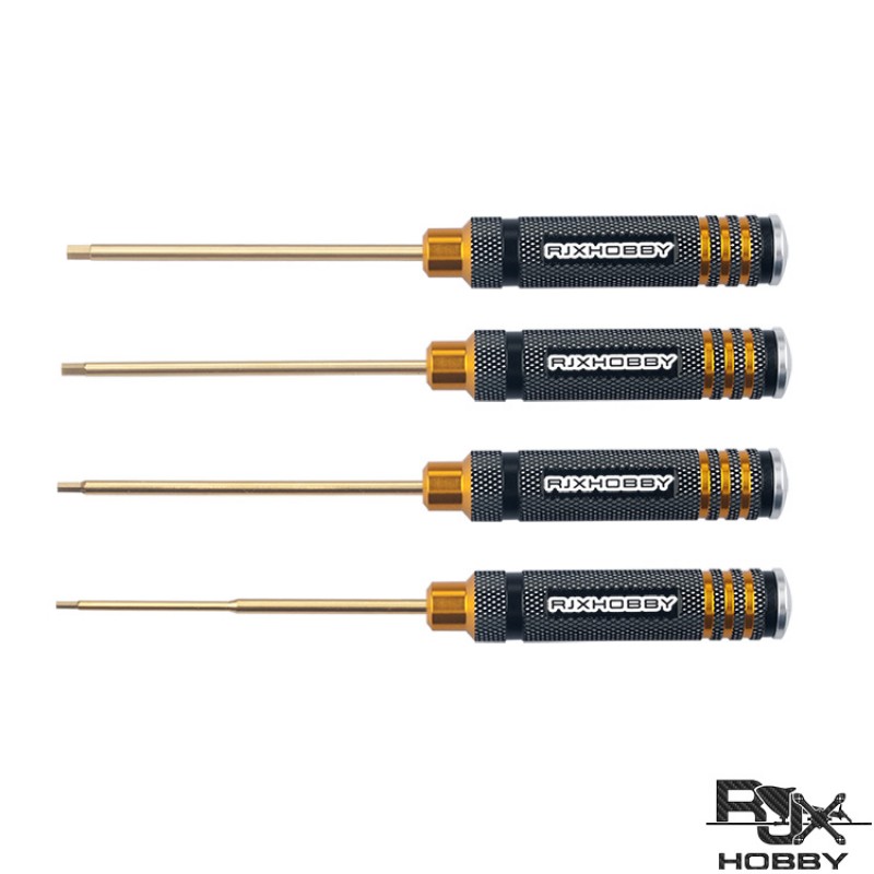 RJX Hex Screw driver Tools Kit 1.5mm / 2.0mm / 2.5mm / 3.0mm for RC Models Car Boat Airplane