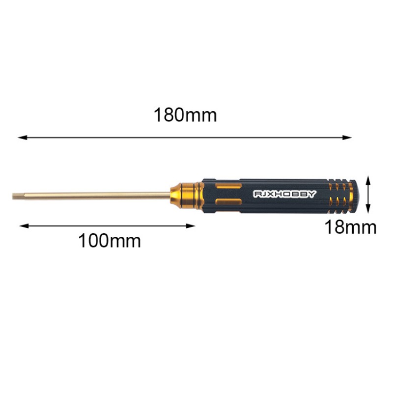 RJX Hex Screw driver Tools Kit 1.5mm / 2.0mm / 2.5mm / 3.0mm for RC Models Car Boat Airplane