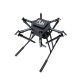 RJX1950A 6-Axis Carbon Fiber Umbrella Folding Hexacopter Frame with upper and below battery tray without motor mounts