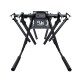RJX1950A 6-Axis Carbon Fiber Umbrella Folding Hexacopter Frame with upper and below battery tray without motor mounts
