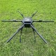 RJX1950A 6-Axis Carbon Fiber Umbrella Folding Hexacopter Frame with upper and below battery tray without motor mounts