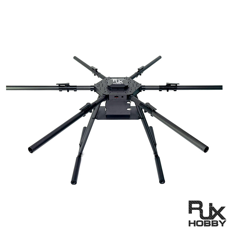 RJX1958A 6-Axis Carbon Fiber Umbrella Folding Hexacopter Frame without motor mounts