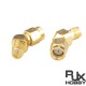 RJXHOBBY 2pcs RPSMA Male to RPSMA Female 45 Degree Antenna Adapter Connector for FPV Race RX5808 Fatshark Goggles