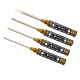 RJX 4pcs Flat Head Screw driver Tools Kit Set 3.0mm / 4.0mm / 5.0mm / 5.8mm for RC Models Car Boat Airplane
