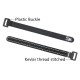 RJXHOBBY 4 Pack Nylon (K)evlar thread stitching Battery Straps(Width: 12mm Length: 100-300mm)
