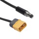 RJXHOBBY XT60 Male Bullet Connector to Male DC 5.5mm X 2.5mm DC5525 Rubber Power Cable for TS100 Electric Soldering Iron