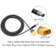 RJXHOBBY XT60 Male Bullet Connector to Male DC 5.5mm X 2.5mm DC5525 Rubber Power Cable for TS100 Electric Soldering Iron