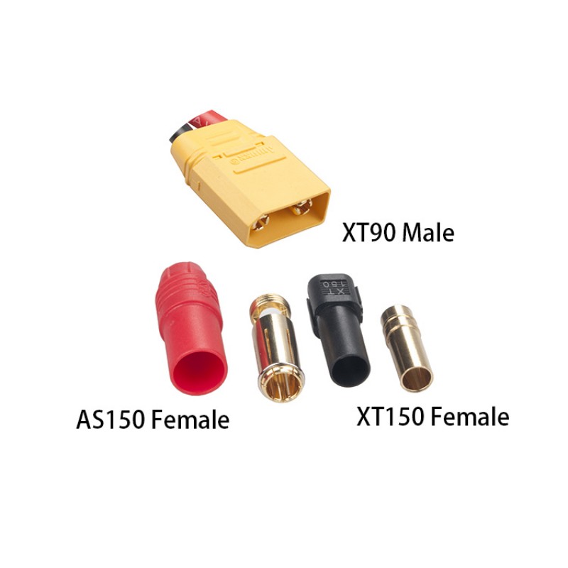 RJXHOBBY XT90 Male to AS150 XT150 Female Adapter Cable for DJI S1000 S900 S1000+ Turnigy Lipo Zenmuse