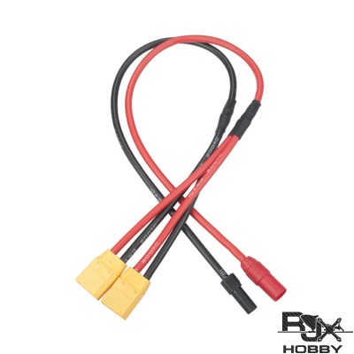 RJXHOBBY XT90 to AS150 XT150 Parallel Battery Y Cable Dual for DJI S1000 S900 S1000+ XT90