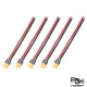 RJXHOBBY 5pcs XT60 Female Connector with Sheath Housing Connector with 150mm 12AWG Silicon Wire for RC Lipo Battery 