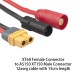 RJXHOBBY XT60 Female to XT150 AS150 male Connector Adapter 15cm 12awg Wire DJI S1000 S900