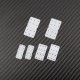 RJXHOBBY 20PCS Small Pinned Nylon Hinge RC Airplane Plane Parts Replacement