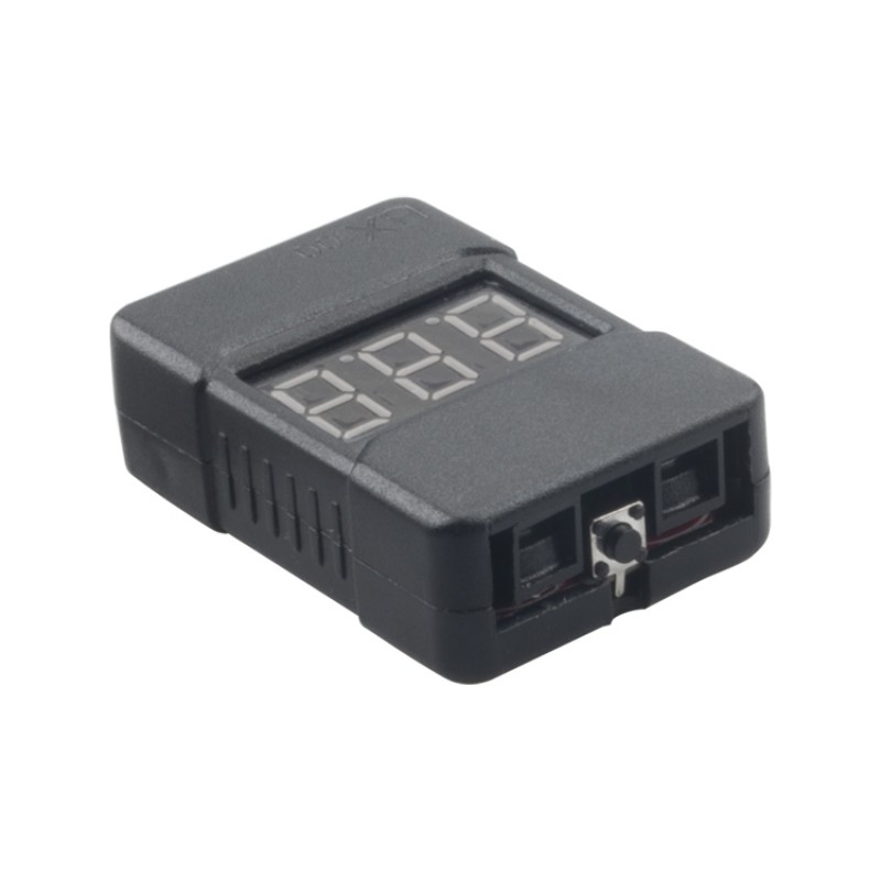 RJXHOBBY Lipo Battery Low Voltage Tester Checker 1S-8S Buzzer Alarm with LED Indicator