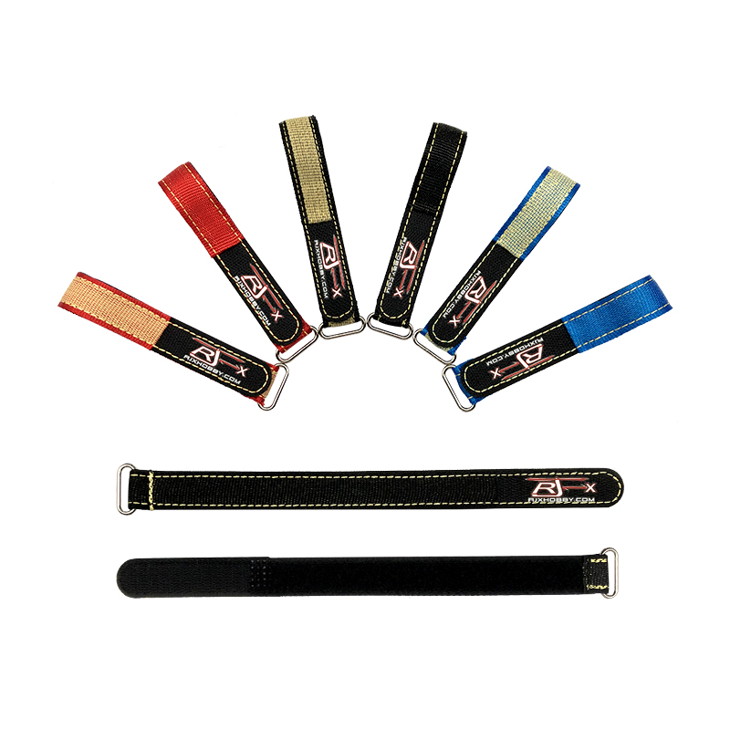 RJXHOBBY 2pcs Kevlar Battery Strap w/Metal Buckle(Width: 20mm Length: 150-1000mm ）