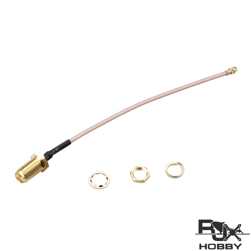 RJXHOBBY RF Connector Pigtail Cable SMA Female to uFL/u.FL/IPX/IPEX Extension Cable
