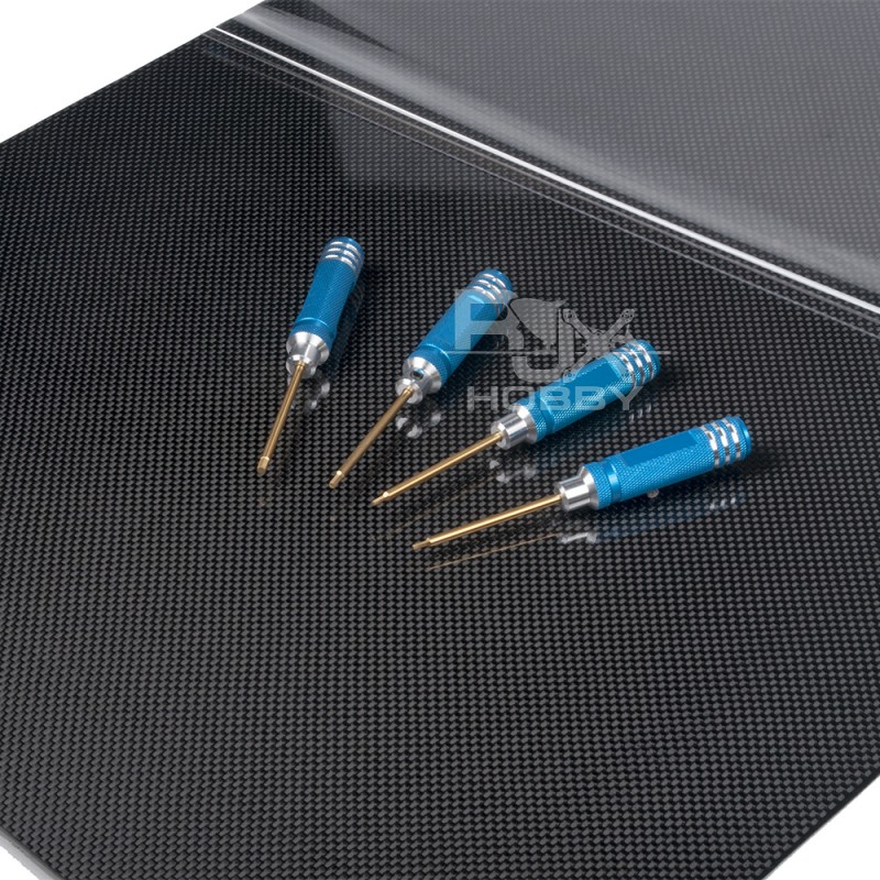 RJXHOBBY Mini Titanium Alloy Hex Wrenches Screw Removal Driver Tools Kit 1.5mm 1.65mm 2.0mm 2.5mm for RC Helicopter 4pcs