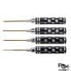 RJXHOBBY 4pcs Alloy steel Hex Screw Driver Set Wrench Tool kits for 1.5mm/2.0mm/2.5mm/3.0mm Screw