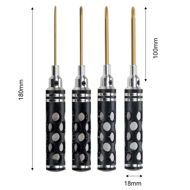 RJXHOBBY Hex /Nut/ Phillips/ Flat Screwdriver 16 pcs kits