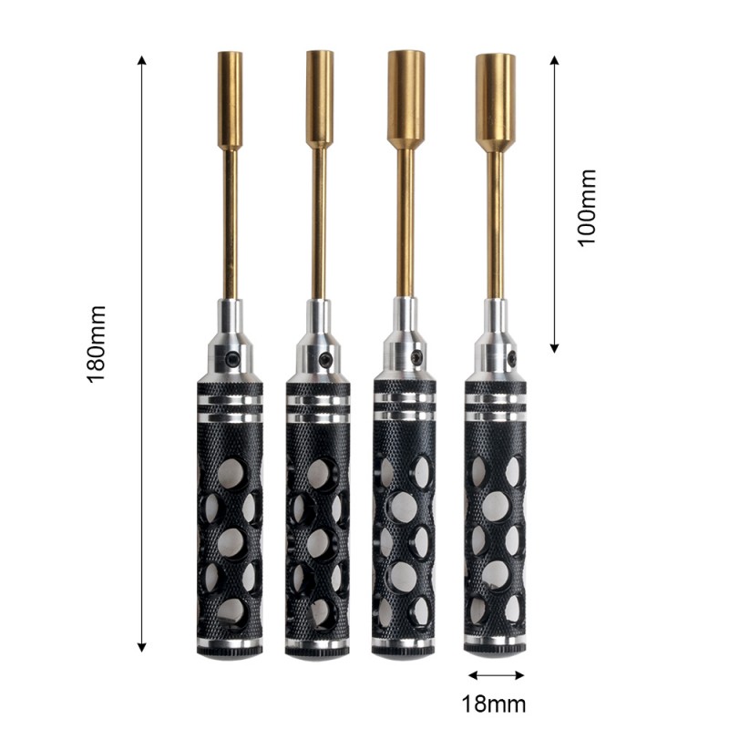 RJXHOBBY Hex /Nut/ Phillips/ Flat Screwdriver 16 pcs kits
