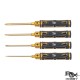 RJX 4pcs Phillips Screwdriver Tools Kit Set 3.0mm 4.0mm 5.0mm 5.8mm for RC FPV Car Boat Airplane