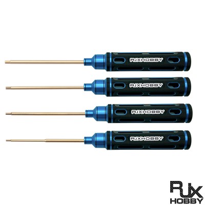 RJX Hex Screw driver Tools Kit 1.5mm / 2.0mm / 2.5mm / 3.0mm for RC Models Car Boat Airplane