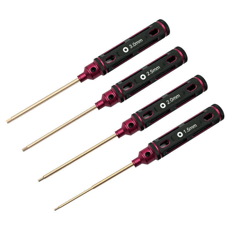 RJX Hex Screw driver Tools Kit 1.5mm / 2.0mm / 2.5mm / 3.0mm for RC Models Car Boat Airplane