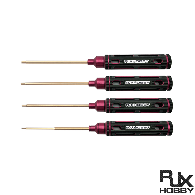 RJX Hex Screw driver Tools Kit 1.5mm / 2.0mm / 2.5mm / 3.0mm for RC Models Car Boat Airplane