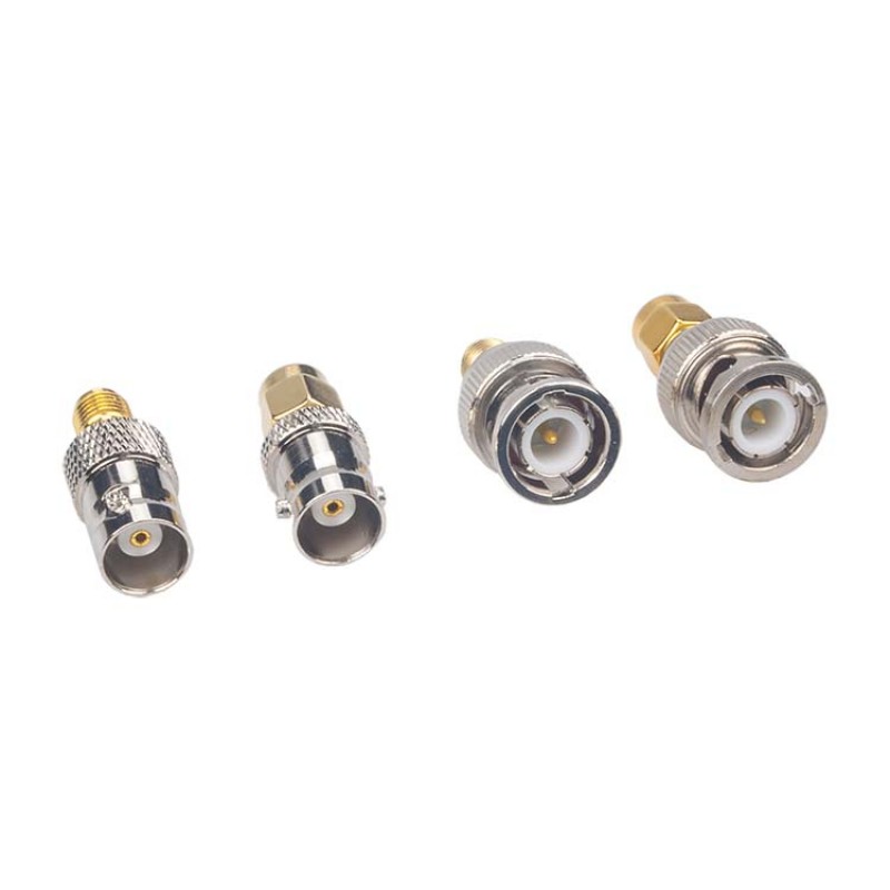 RJXHOBBY 4 pcs SMA to BNC Kits RF Coaxial Adapter Male Female Coax Connector 