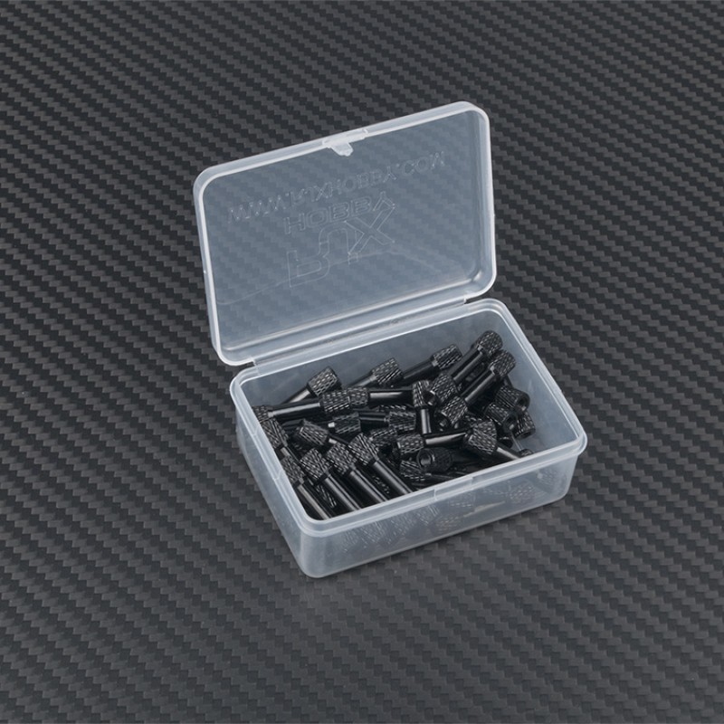 RJXHOBBY 50pcs M3 Round Aluminum Alloy Standoff Spacer Studs 