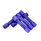 RJXHOBBY 50Pcs M3  Hex Standoff Hexagon Studs Aluminum Alloy Multicolor for PCB