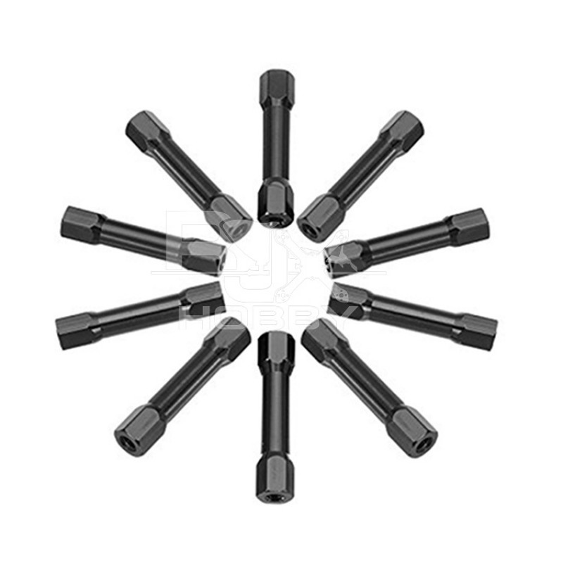RJXHOBBY 50Pcs M3  Hex Standoff Hexagon Studs Aluminum Alloy Multicolor for PCB