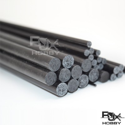 RJX 1pcs Carbon Fiber Solid Rods  Length 1000mm diameter 8.5-30mm