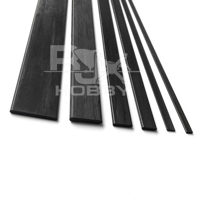 RJX 1pcs Carbon Fiber Strip Length 1000mm