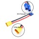 RJXHOBBY EC5 Female to XT90 Male Conversion Adapter 150mm 10AWG for RC Batteries