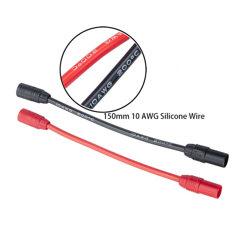 RJXHOBBY AS150 Anti-Spark 7MM Male to Female Extension 10AWG 15mm Wire for DJI S1000 S900