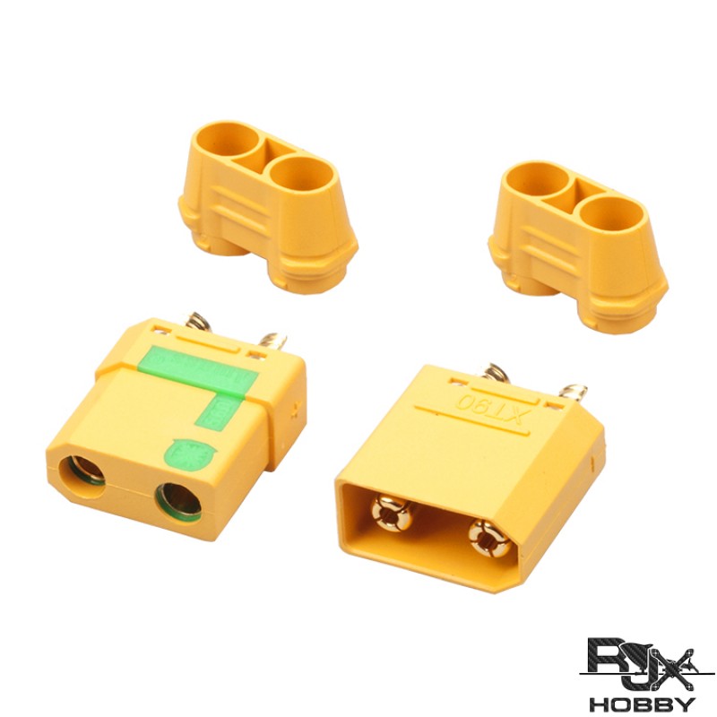 RJXHOBBY  XT90-S Anti Spark Male&Female Connector Plug + housing for RC Li-poly Battery ESC, and Charge Lead