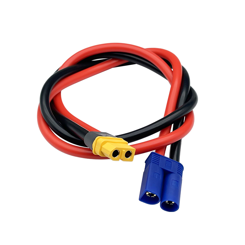 RJXHOBBY EC5 Male To XT60 Female Conversion Adapter 10AWG  for Lipo Battery
